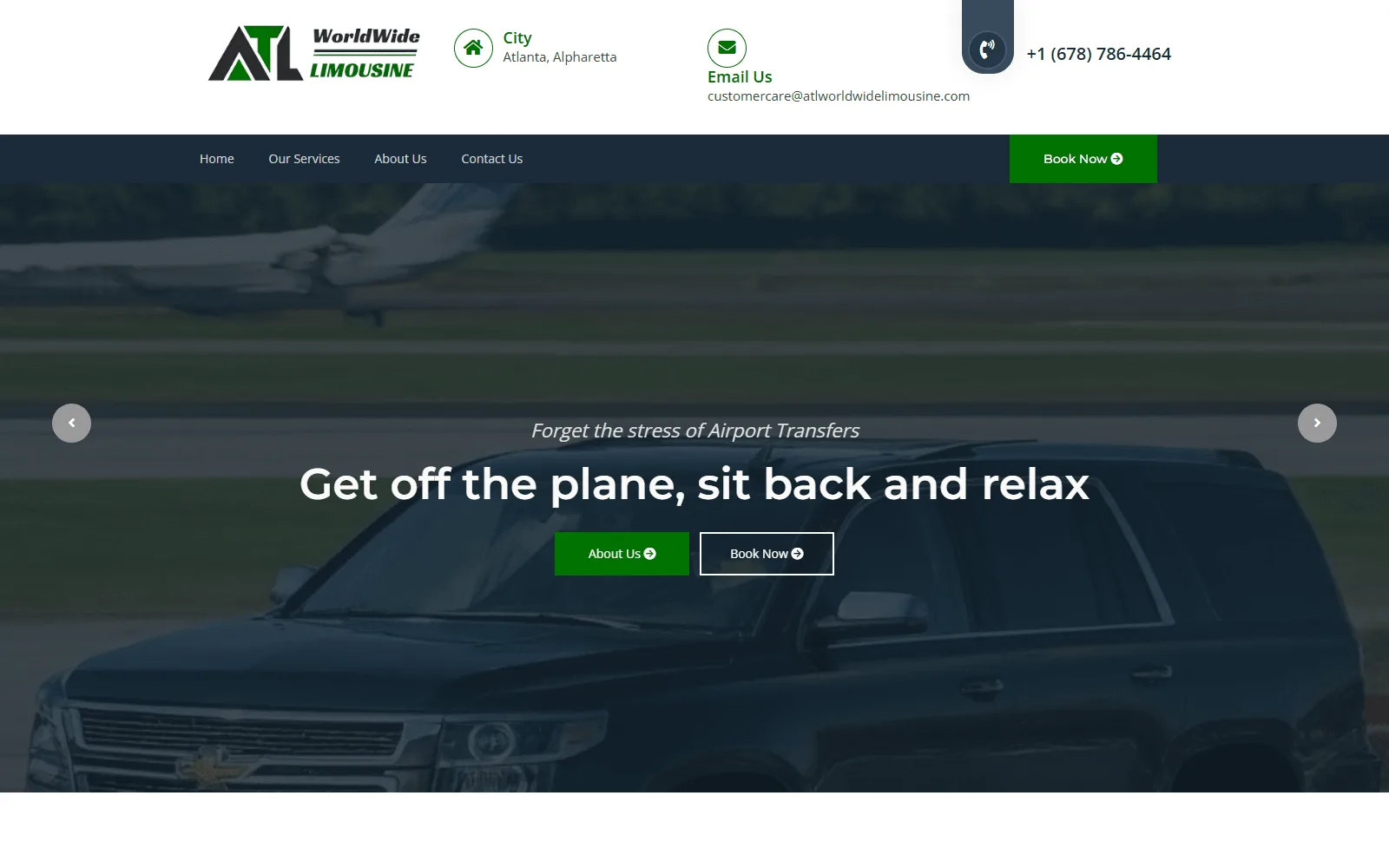 ATL Worldwide Limousine — Atlanta airport and corporate transport site — case study
